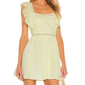 Yellow Parker Mini Tularosa Dress! Only worn once!